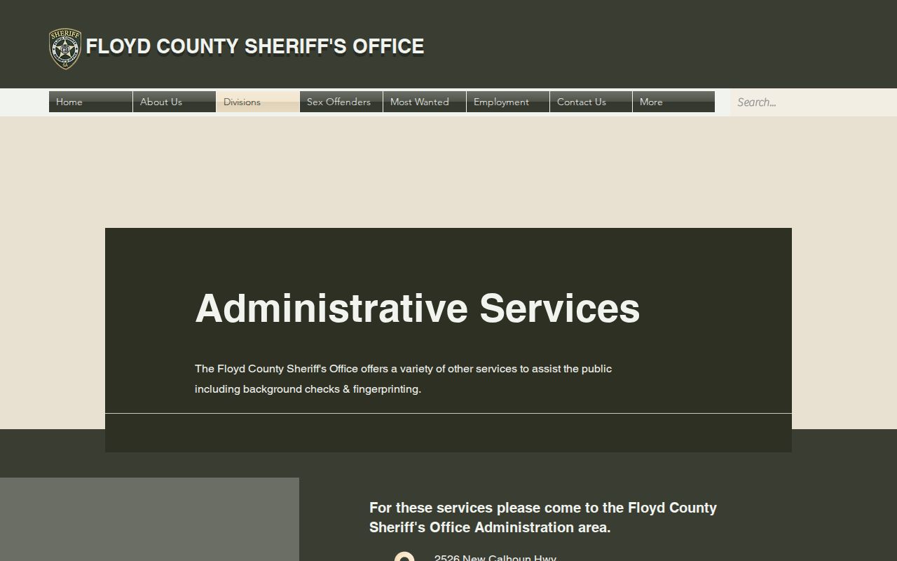 Floyd County Sheriff open-records request instructions